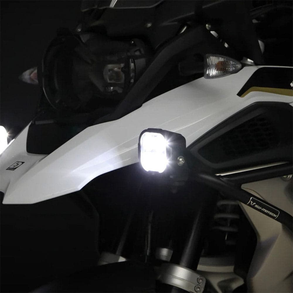 DL4 - Motorcycle Driving Light Pods with Datadim Technology (Pair) — Angle 2