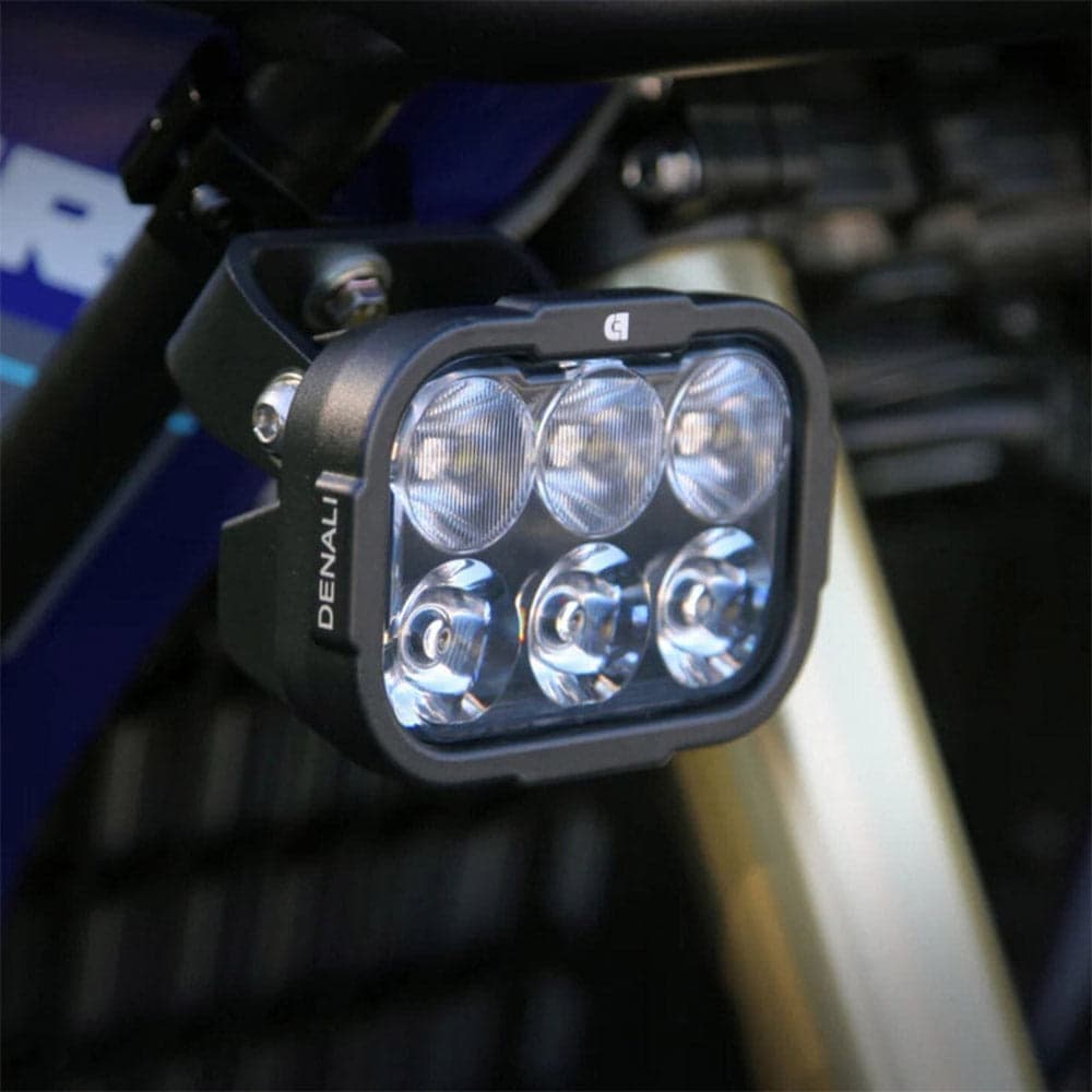 DL6 - Motorcycle Driving Light Pods with Datadim Technology (Pair) — Angle 2
