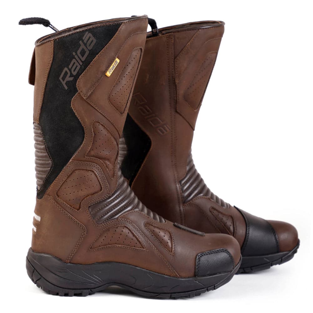 Explorer - Motorcycle Touring Boots (Brown) — Riding Boots & Footwear