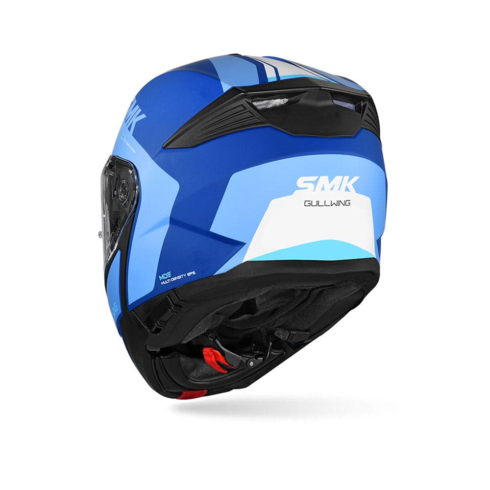 Gullwing Kresto - Motorcycle Riding Helmet (Matt Blue) — Angle 2