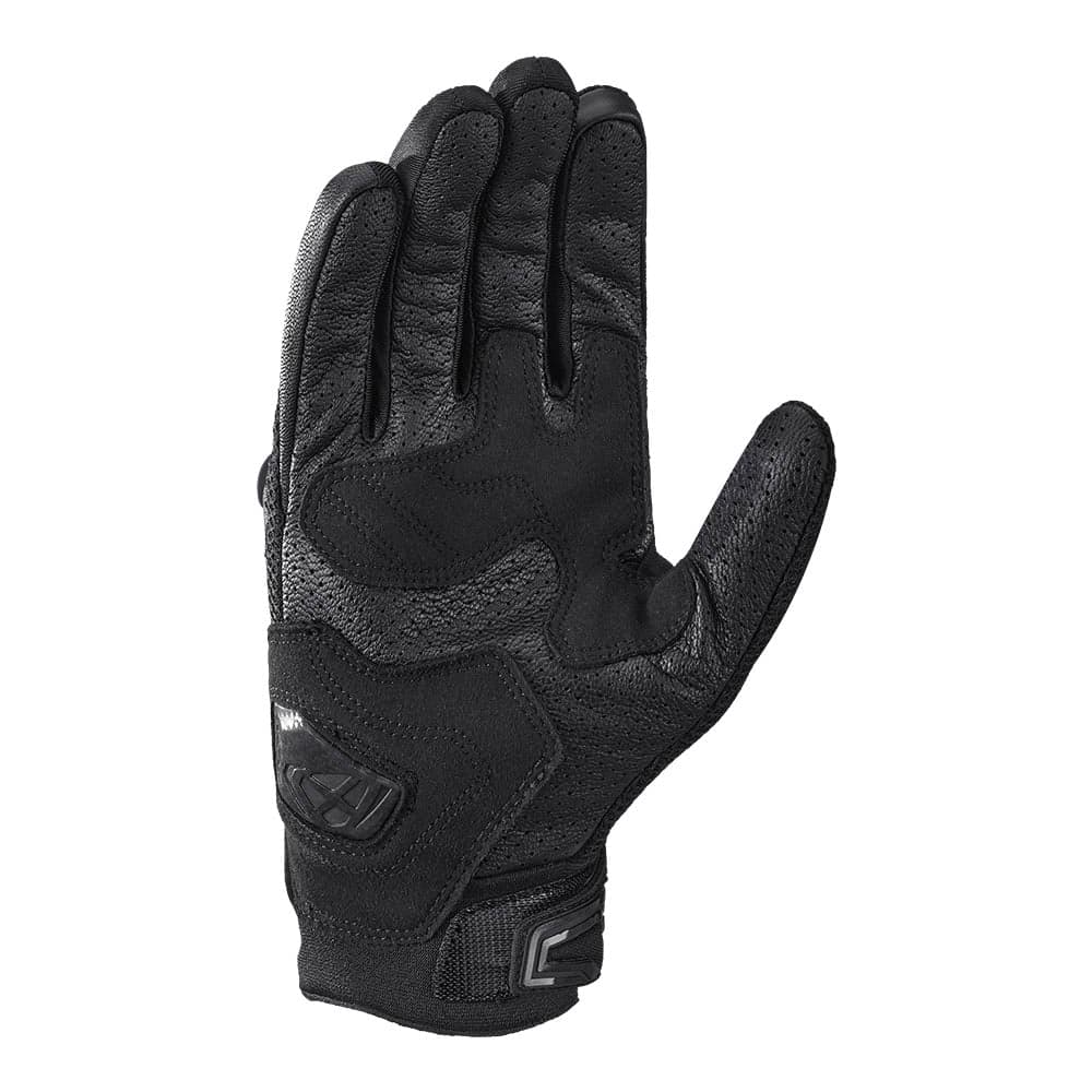 Mirage Airflow - Summer Motorcycle Riding Gloves (Black) — Angle 2