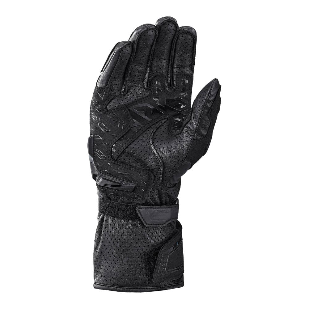 Thunder Air - Motorcycle Racing Gloves (Black) — Angle 2