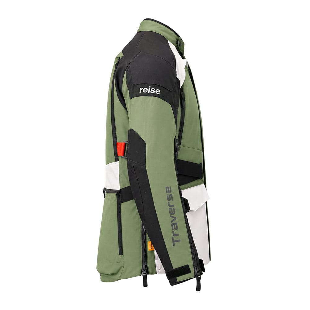 Traverse - Motorcycle Adventure Touring Jacket (Beetle) — Angle 2