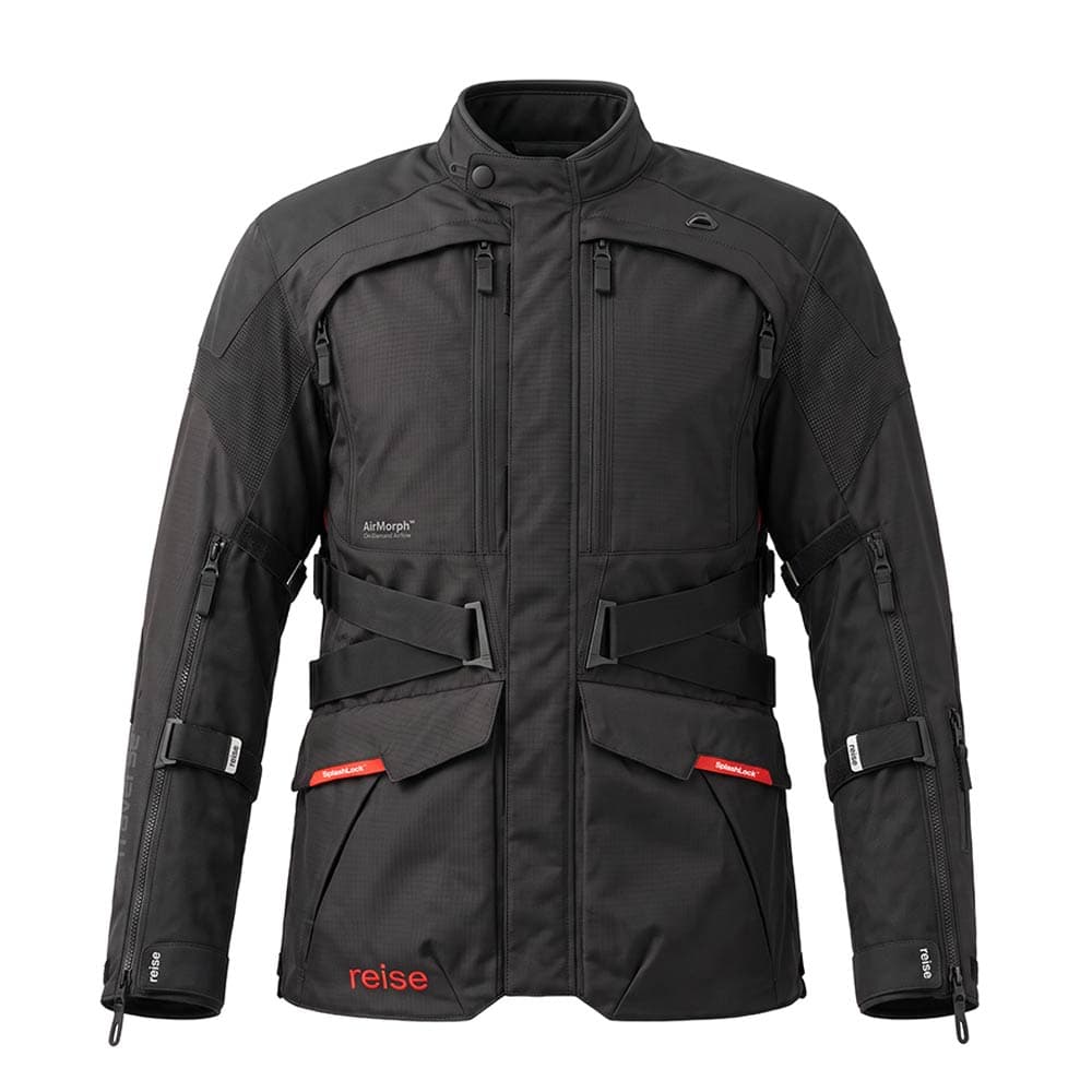 Traverse - Motorcycle Adventure Touring Jacket (Black) — Riding Jackets