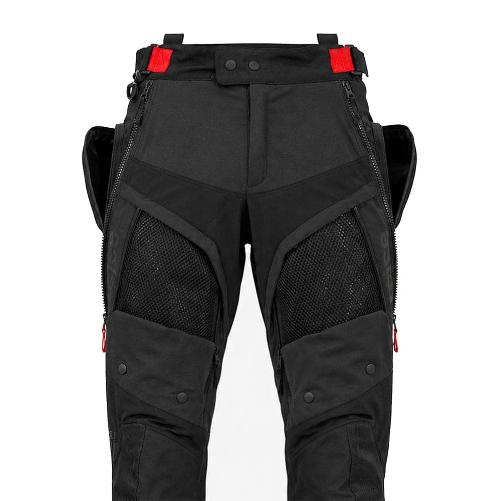 Traverse - Motorcycle Adventure Touring Pants (Black) — Angle 2