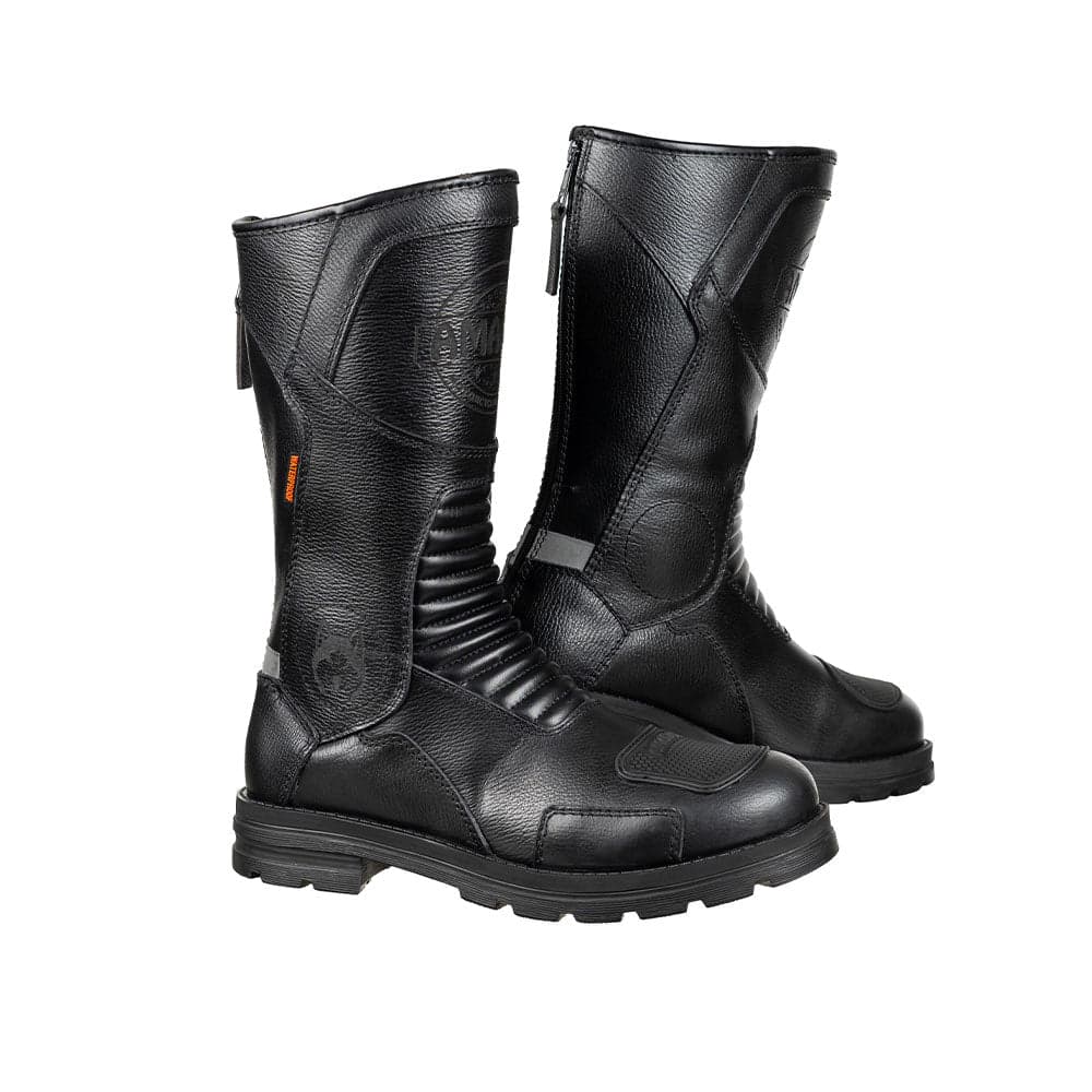 Valiant - Water Resistant Adventure Touring Boots (Black) — Angle 2