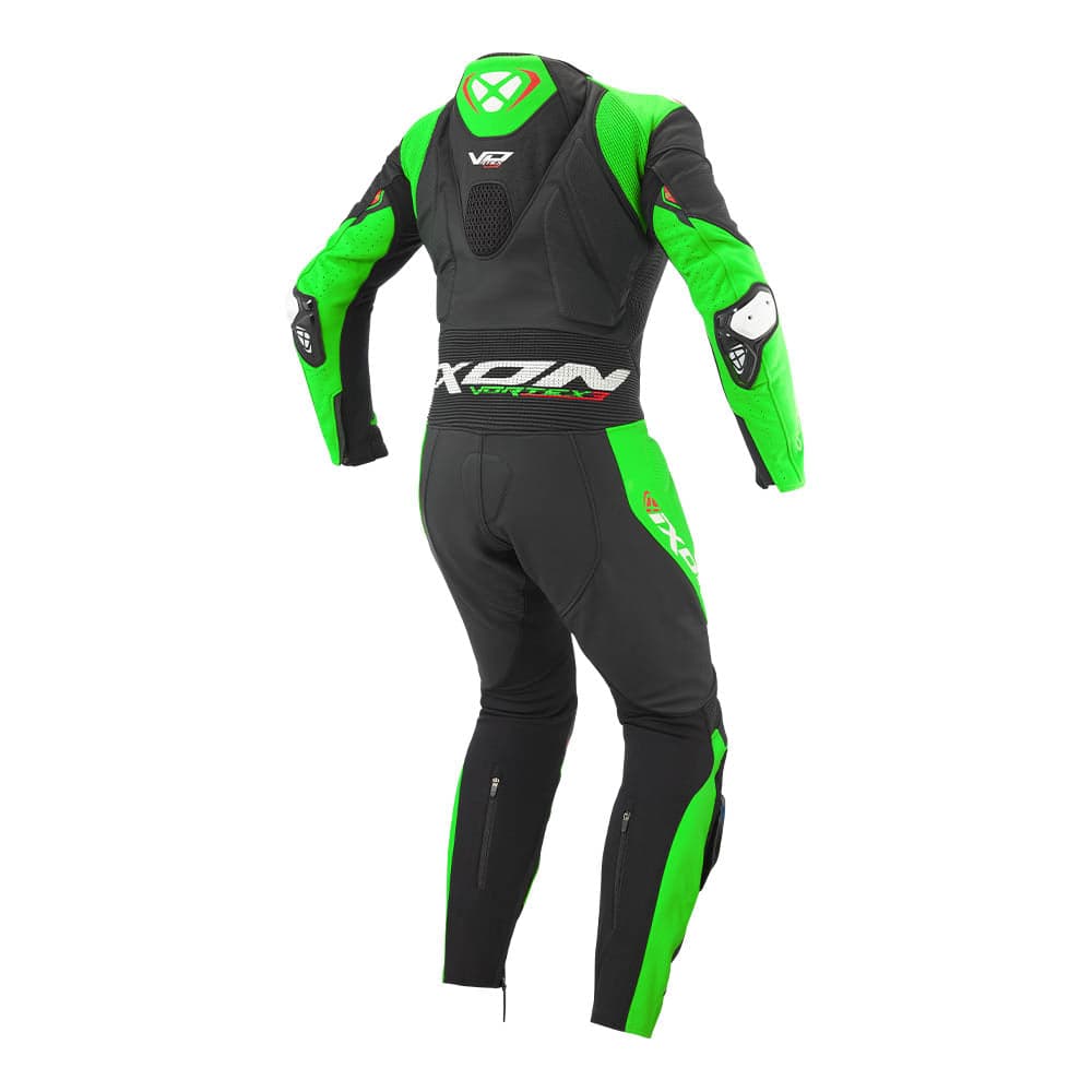 Vortex 3 Suit - Black/Green — Angle 2