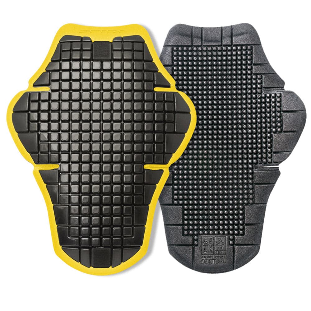 Warrior - Level 2 Back Protector for Motorcyclists (Black/Yellow) — Angle 2
