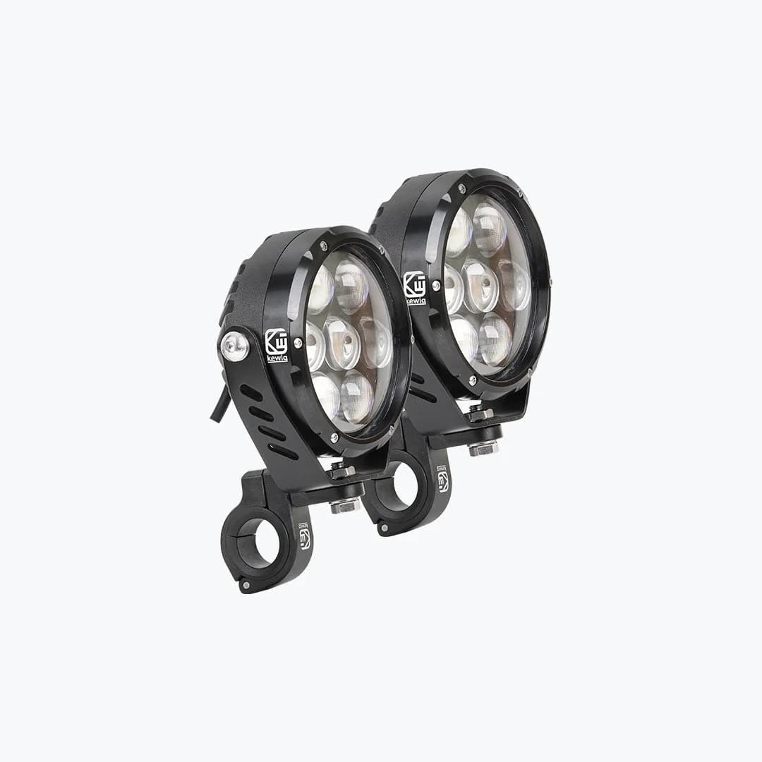 KEWIG K7 AUXILIARY 7 LED FOGLIGHT — Angle 3