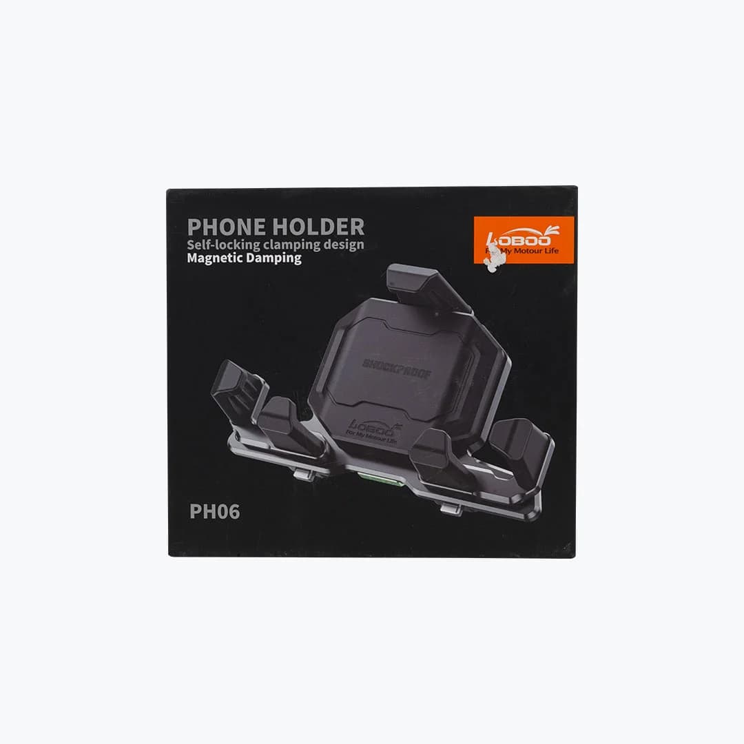 LOBOO Handlebar Phone Holder (No Charging) — Accessories & Mounts